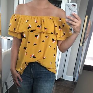 Xhilaration Off The Shoulder Top